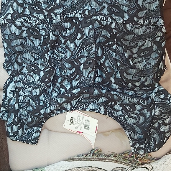 Pink hearts new kohls a line dress lace juniors - Picture 2 of 7